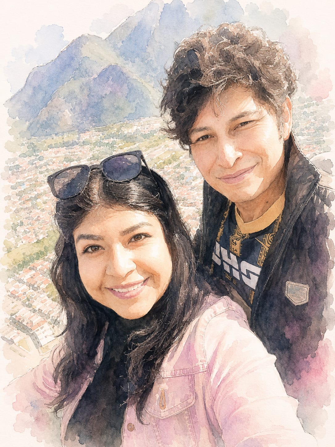 Foto de los novios