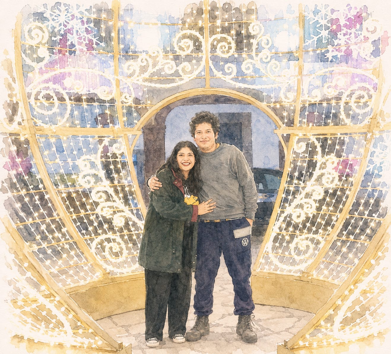 Foto de los novios